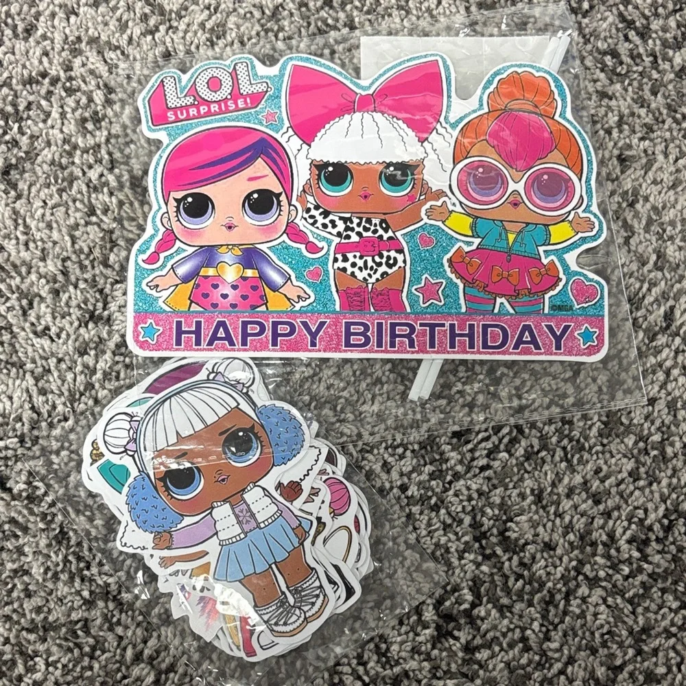 LOL Surprise Birthday Cake Topper/ Cupcake Topper